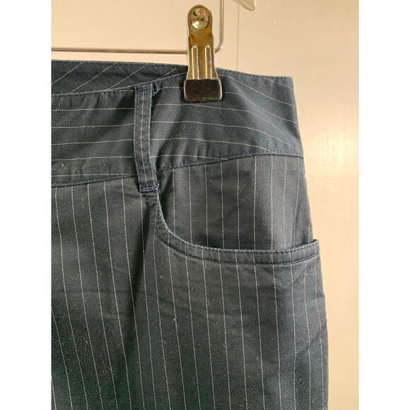 Guess Navy Striped Capri Pants Size 29 - Picture 4 of 11